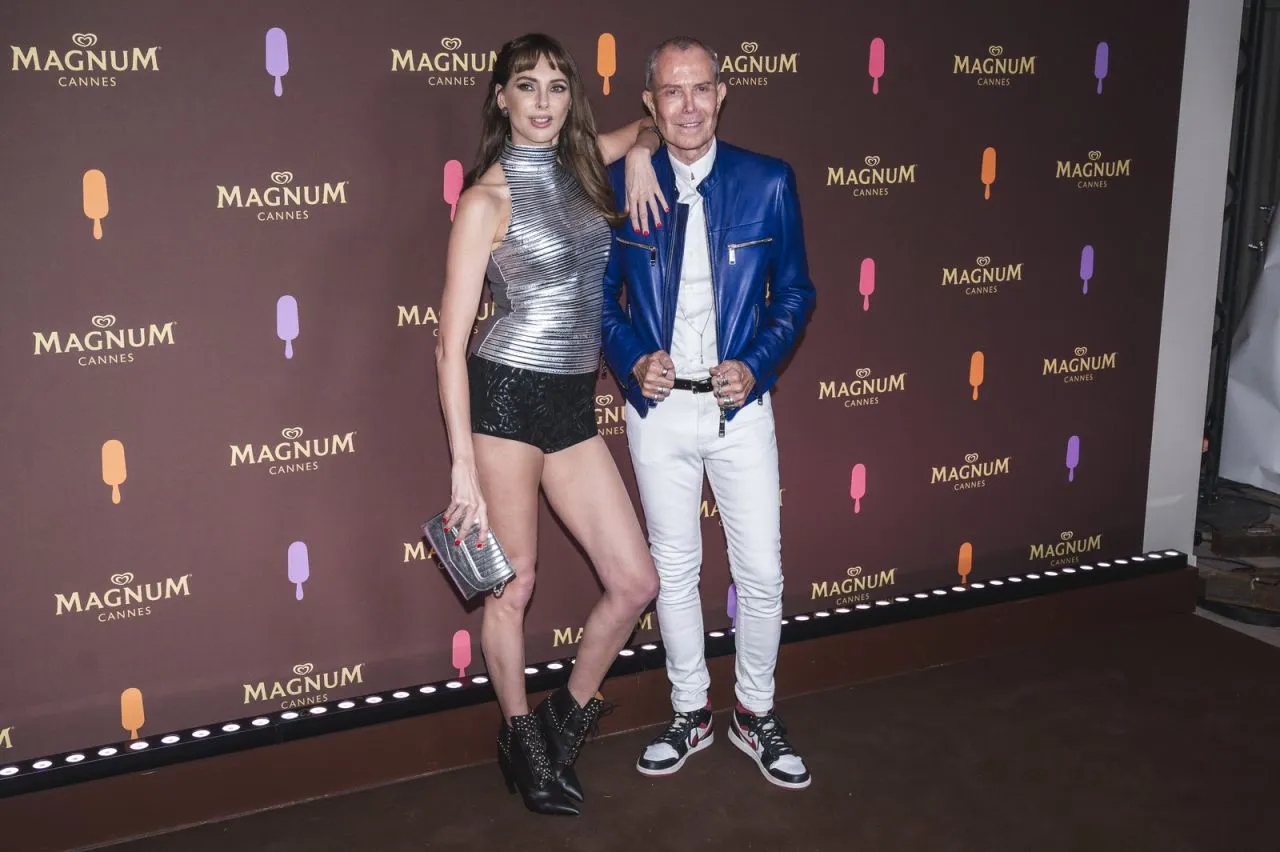 Frederique Bel at Magnum Classics Can Be Remixed Launch Party Cannes Film Festival8